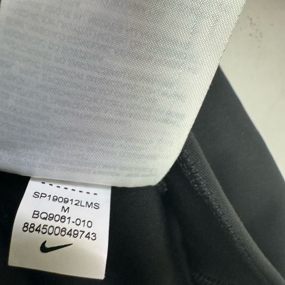 Nike Power Victory Stripe Training Tights Pants Stretch 7/8 Black Multi Red Logo - Picture 11 of 15